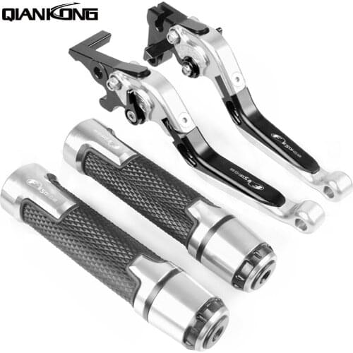 Motorcycle Accessories brake Handle CNC Adjustable Brake Clutch Levers Handlebar For BMW F650CS SCARVER 2003 2004 F 650 CS LOGO