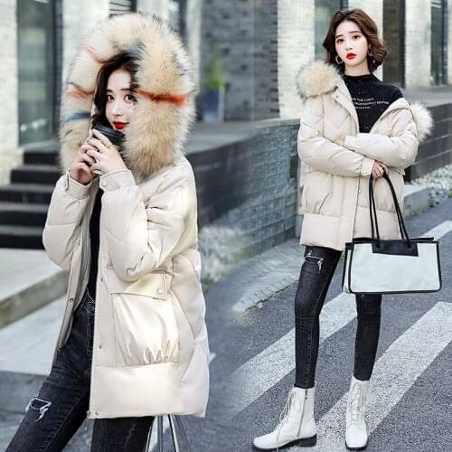 2022 new Parka Autumn Winter Jacket Women Clothes Warm Coat Female Womens Down Cotton Jacket Warm Thick Parkas Oversized