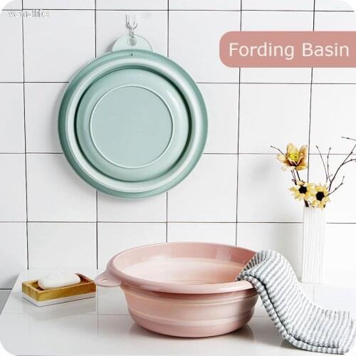VANZLIFE portable folding washbasin household plastic laundry tub travel thickened large wash basin plastic basin