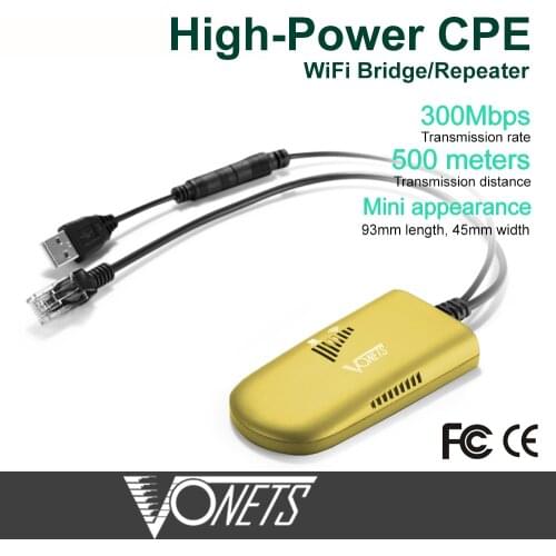 VAP11G-500 Industrial Grade Wireless High-Power Mini WiFi Repeater/AP Client/Bridge/Booster/Extender/Amplifier 500Meters