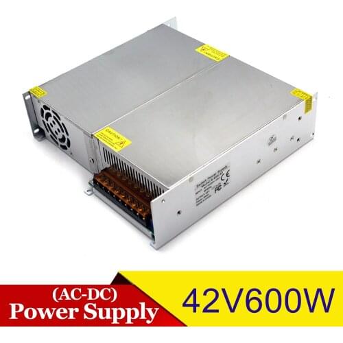Single Output Switch power supply 42V 14.3A 600W Driver Transformer 110V 220V AC DC42V SMPS For CNC Stepper Motor Machinery