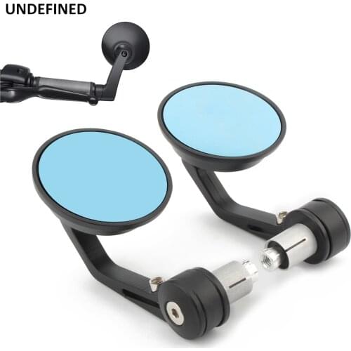 1" 25MM Bar End Rear View Mirror Motorcycle Rearview Mirrors Side Round Handlebar For Honda CB500 msx 125 shadow r1200gs Chopper