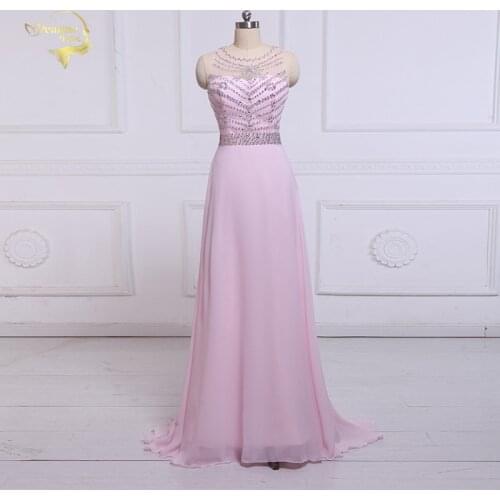 Jeanne Love Formal Long Evening Dresses 2019 Transparent Backless Sweetheart Shiny Woman Evening Dress Robe De Soiree OL5219