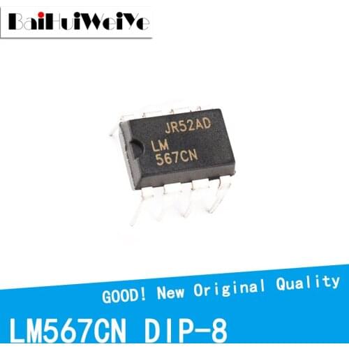 10PCS/LOT LM567CN LM567 567CN 567 LM567C DIP-8 DIP8 New Original IC amplifier chip Good Quality Chipset