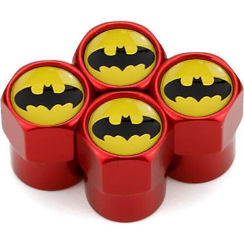 4pcs Car Wheel Tire Valve Caps For Volkswagen VW Passat Golf Polo Dustproof Automobiles Universal Bat Emblem Tyre Rim Stem Cover