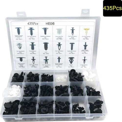 435 Different Types of Screws Automobile Hybrid Plastic Buckle Interior Decoration Plate Buckle Fastener Rivet Clip Fixing Screw