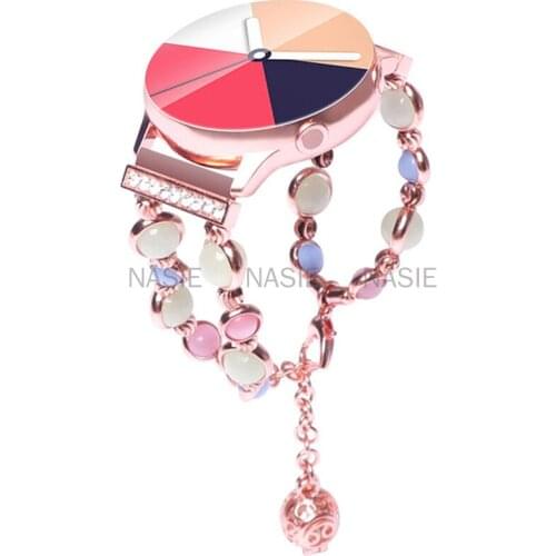 Correa Women Bracelet for Samsung Galaxy Watch 3 41mm Active 2 40mm 44mm Metal Belt for Galaxy Watch 4 classic 46mm 42mm 20mm