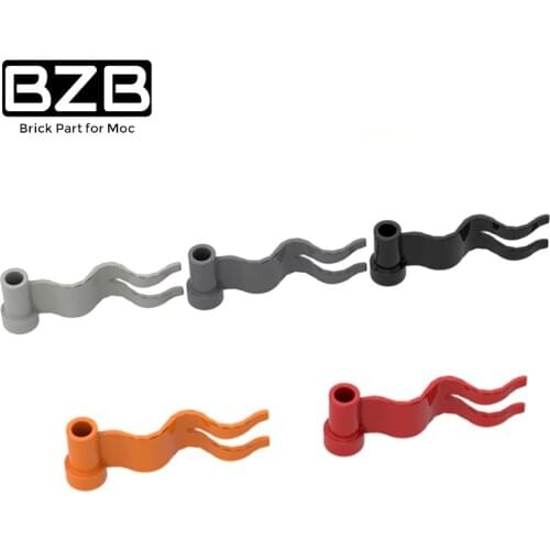 BZB MOC 4495 Flying Flag High Tech Creative Building Block Model Kids Toys DIY Brick Parts Best Gifts