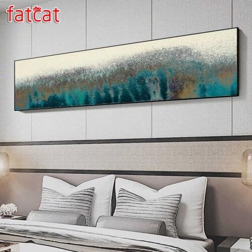 FATCAT large 5D Diy Diamond Painting Abstract landscape Full Square Round Drill Rhinestone Embroidery Sale home decor AE1473