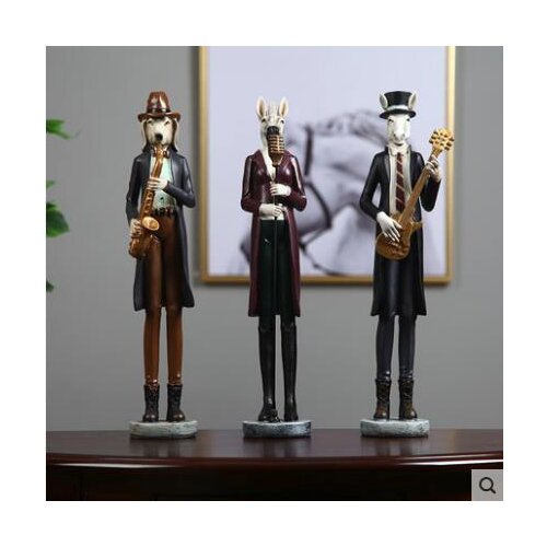 Music character sculpture model decoration crafts, home desk decoration, wedding gifts