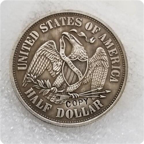 COPY REPLICA 1859 Paquet Seated Half Dollar Patterns COPY COIN