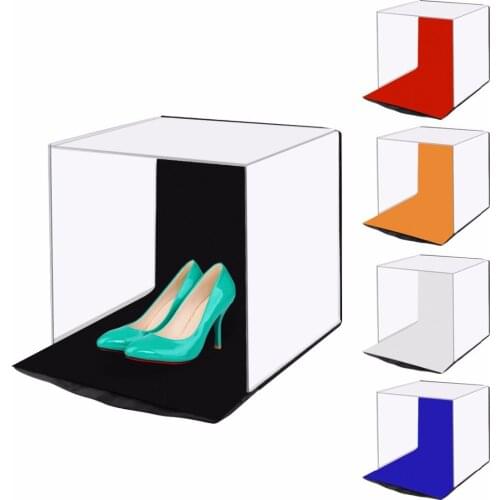 PULUZ 40cm 16"Photo studio box photograghy Soft box Portable Folding Studio Shooting Tent Box Kits with 5 background backdrops