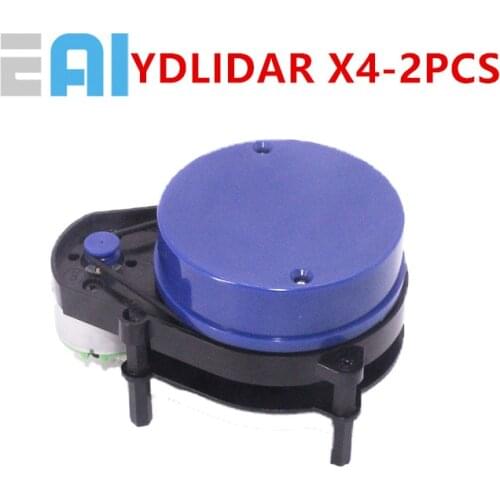 2 PCS EAI YDLIDAR X4 LIDAR Laser Radar Scanner Ranging Sensor Module 10 meters 5KHz Ranging Frequency EAI YDLIDAR-X4 for ROS