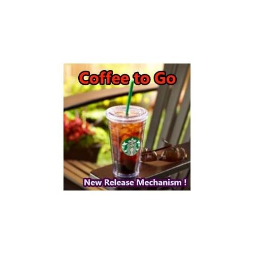 Coffee To Go - Magic Trick,Close Up,Illusion,Fun,Coffee Vanishing,Bar Trick,Street,Stage Magia Props,Gimmick