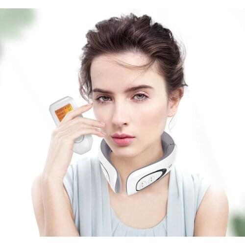 Cervical spine massager kneading massage neck shoulder neck shoulder neck brace apparatus of household intelligent voice