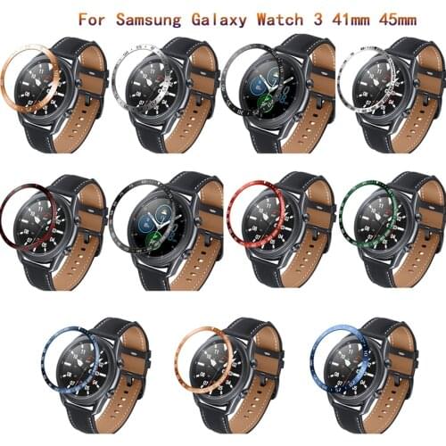 For Samsung Galaxy Watch 3 41mm/45mm metal Bezel Styling Ring Frame Case Cover Protection Stainless Steel Bezel Ring New