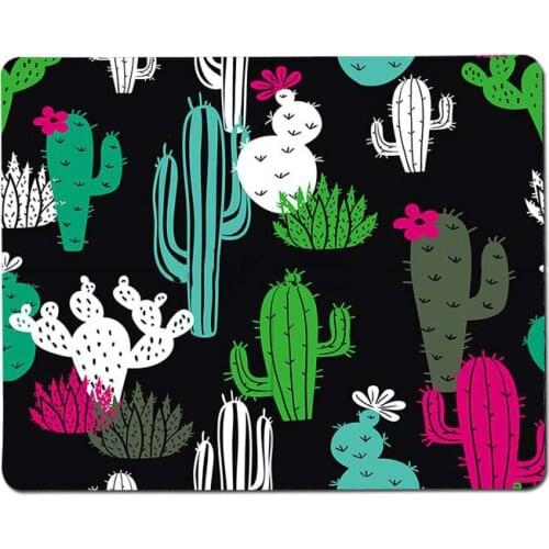 Laptop Mouse Pad Personalized with Cactus Plants Non-slip for Computer small size mouse pad hot sale