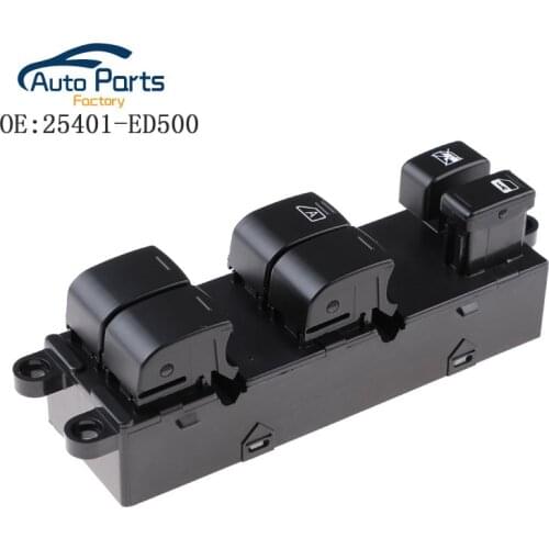 New Front Left Power Window Switch Glass elevator Switch For Nissan Versa S SL Tiida C11X SC11X 25401-ED500 25401ED500