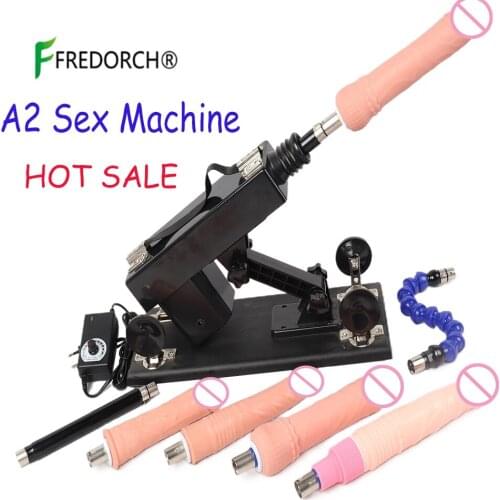 Genuine Fredorch Sex Machine Automatic Thrusting Love Machine with Big Dildo and Suction Cup Sex Toys Batter than Other Produce