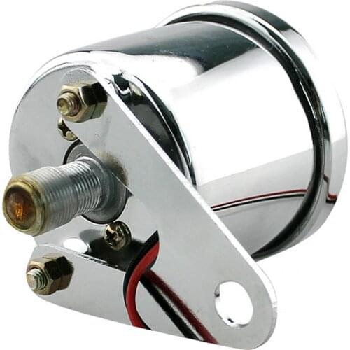 1pcs Motorcycle Instrument Panel Silver Plating Refit Instrument Odometer Retrofitting Small Instruments with LED Backlight