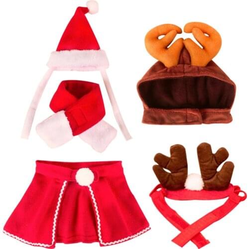 Halloween Dog Dress Prop Warm Dog Cats Hat Adjusted Scarf Smock Headband Provide Effective Protection For Dogs Christmas