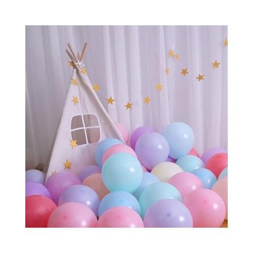 100pcs 10 Inches Party Balloon Round Thickened Decorations Latex Balloons for Baby Kid’s Girl Birthday Wedding Arch Garland