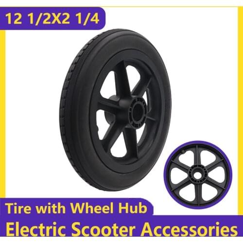 12 1/2X2 1/4(47/57/62-203)Tire 12 Inch Tire with Aluminum Alloy Hub for 49cc Motorcycle Mini Dirt Bike Tire MX350 MX400 Scooter