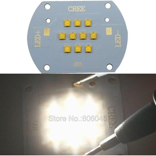50W Cree XT-E XTE Warm White 3000K High Power LED Light Lamp DC30V-36V 1500mA 4000-5000LM LED Bulb