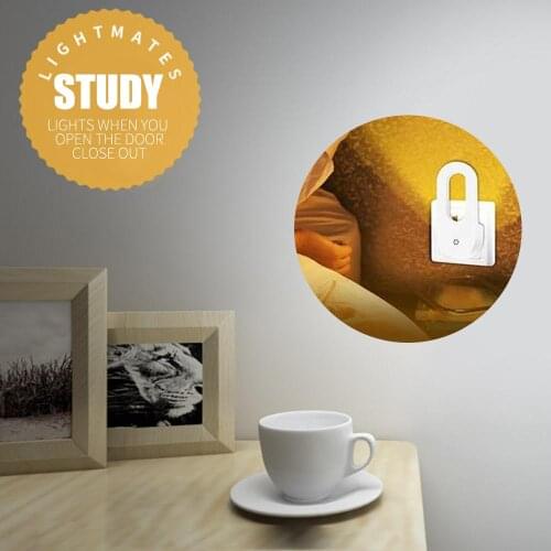 LED Induction Sensor Control Light Smart Sensor Light Automatic Light Lamp Bedroom Plug-In Indoor/Outdoor 2pcs Dimmable