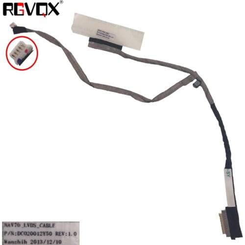 New LCD LED Video Flex Cable for ACER Aspire ONE NAV70 PAV70 D255 D260 L2704U PN:DC020012Y50 Repair Notebook LED LVDS CABLE