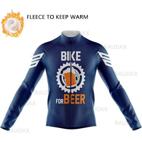 Winter Cycling Clothing 2020 New Mens Long Sleeve Thermal Fleece Cycling Jersey Pro Team Outdoor MTB Road Bike Sweatshirt
