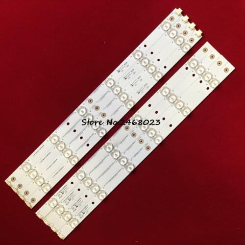 1set=8pcs 425MM LED Backlight strip IC-B-0262201TLQ39D034L IC-B-0262201TLQ39D034R For LED39C600J LE39D39