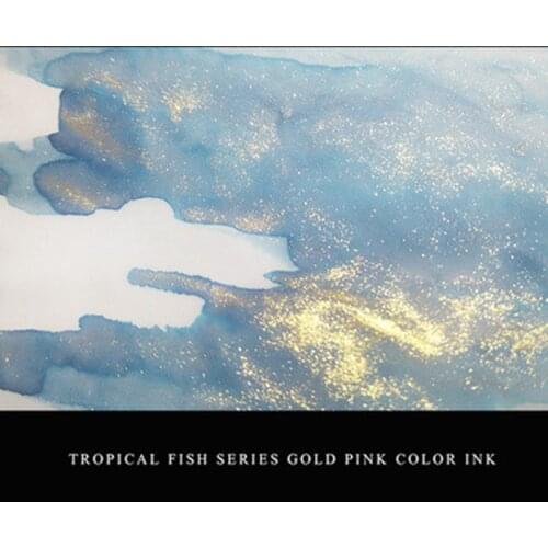 18ML 16 Colors Gradient Gold Powder Non-Carbon Color Ink Refill For Fountain Dip Pen Calligraphy Writing Painting Stationery