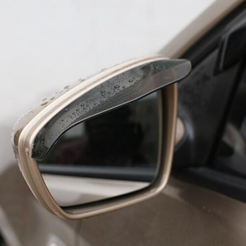 2Pcs Car Rearview Mirror Rain Eyebrow Visor Shade Shield Water Guard For Car Truck Thickened Automotive Rain Cover