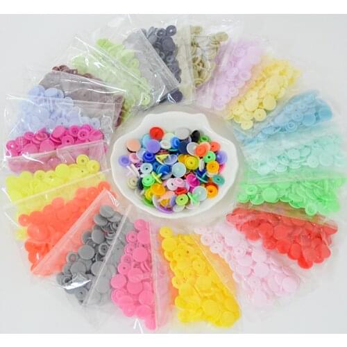 20Sets Round Plastic Snaps Button Fasteners 12mm Garment Accessories For Children Baby Clothes Clips Quilt Cover Sheet Button