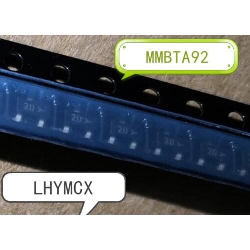 200PCS MMBTA92 SOT23 A92 MMBTA92LT1G SMD 2D SOT-23