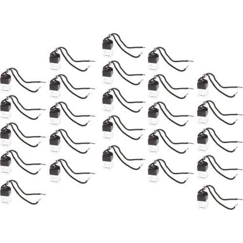 25pcs Clear Glass Perfume Bottle Pendant Charm Car Hanging Air Freshener Pendant Decoration Ornaments