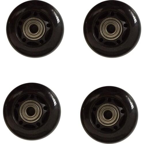 4Pcs Roller Skates Rubber Wheels Anti-Skid Mute Wear-Resistant Roller Skates Roller Skate Accessories