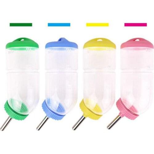 500 ML Leakproof Rolling Ball Water Dispenser for Rabbit Chinchilla Guinea Pig Pet Water Feeding