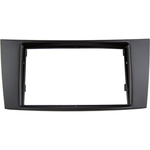 CarBar Double 2 Din Car Radio Fascia for Mercedes Benz E Class W211 CLS W219 CLK W209 G W 463Dash Dashboard Frame Panel Trim Kit