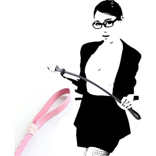 BDSM Whip 56cm bondage Erotic Woman Fetish Slave Submission Spanking Paddle pony play Flogger sex toys for couples riding crop