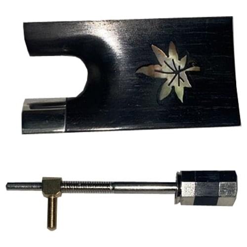 Free shipping 5 pcs of Violin Bow Maple Leaf Frog for 4/4 Violin Designed for 4/4 violins Bow Parts Replacement Accessories