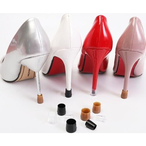 1Pair Latin Dance Shoes Covers Cap Shoe Care Wearing Wedding Heel Protectors Stoppers High Heel Protectors For Shoes