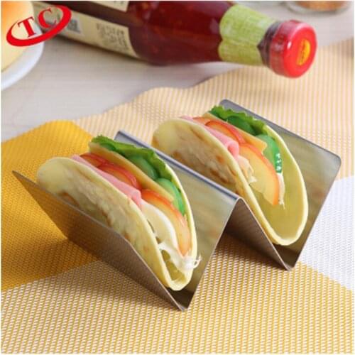 Taco holder stainless steel Mexican pizza rack taco holder rack upgrade catering storage Holder Tools