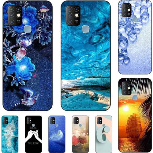 For Infinix Smart 5 X657 6.6" Cover For Tecno Pova LD7 Fashion Cool Cartoon Flower Capa Soft Silicone Case