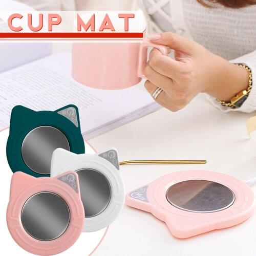 Cup Warmer Coffee/tea Cup Heater Mug Warmer Beverage Heater Tray Pad Milk Tea Coffee Mug Hot Drinks Cup Heating Pad Warmer#dg4