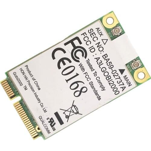 ForQualcomm Gobi2000 Mini PCI-express 3G EV-DO HSDPA WCDMA WLAN Card GPS