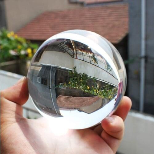2/3/4/5CM Crystal Ball Large Transparent Photography Glass Ball Lucky Rainbow Photo Ball Decoration Ball for Photo Studio
