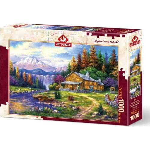 Art Puzzle Mountains Sunset 1000 Piece Jigsaw Puzzle