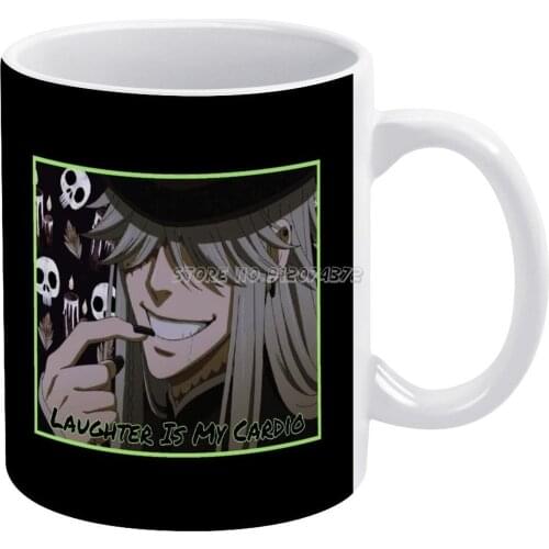 Laughter Is My Cardio~ Butler Coffee Mugs Ceramic Mug Tea Cup Custom Cup Personalized Maman Gift Butler Butler Butler Grim Anime
